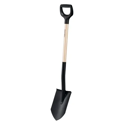 Spade Solid Spetsig, Träskaft