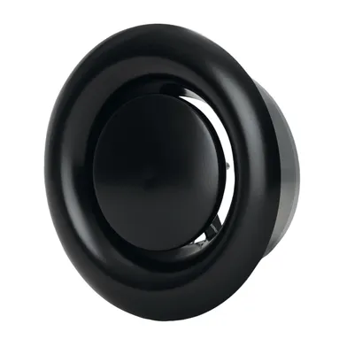 Frånluftsdon FMLS D125, Svart