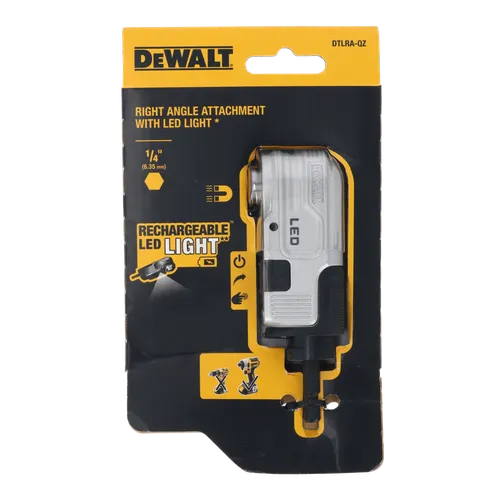 Vinkelskruvtillsats DTLRA-QZ, Led belysning