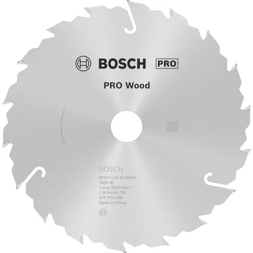 Cirkelsågklinga Speedline Trä 160/20 mm, 18T