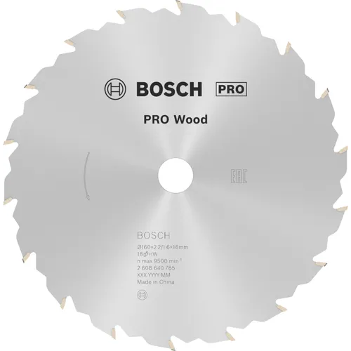 Cirkelsågklinga Speedline Trä 160/16 mm, 18T