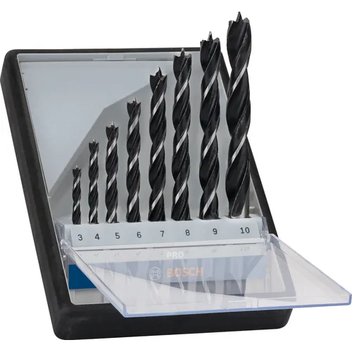 Träspiralborrset Robust Line 8 delar