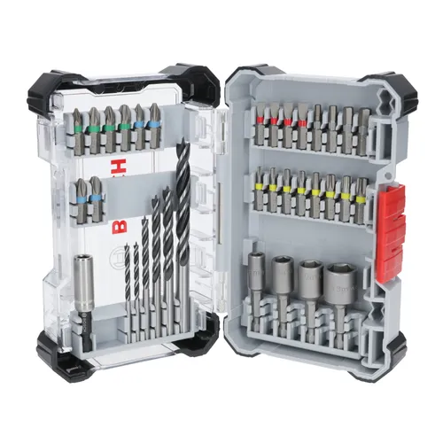 Borr- och bitsset Wood Pro 35 delar