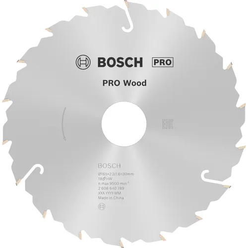 Cirkelsågklinga Speedline Trä 165/30 mm, 18T