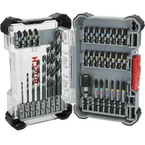 Borr- & bitsset Impact Metall HSS 35 delar