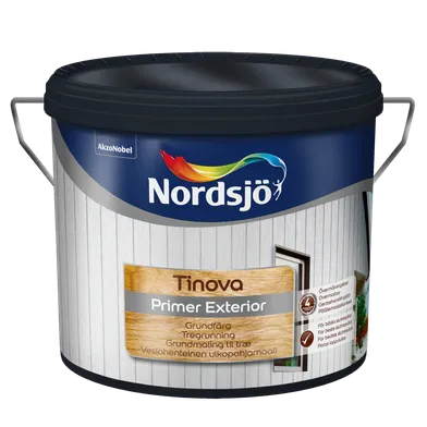 Trägrundfärg Tinova Primer Exterior Vit, 1 l