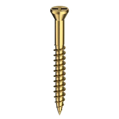 Listskruv 3,0x35 mm, Gul, 250 st/frp