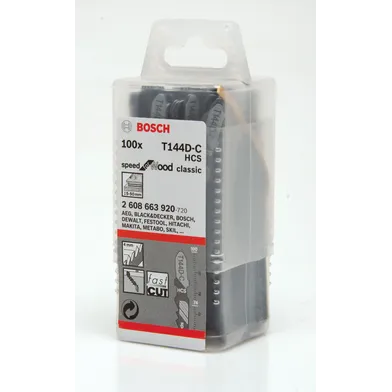 Sticksågsblad T 144 DC Trä 125 mm, 100-pack