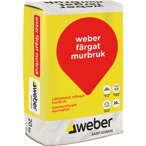 Murbruk B Gullex M 2,5 20 kg