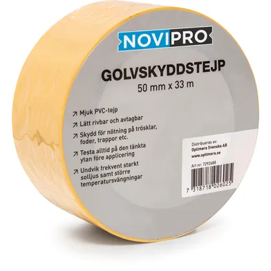 Golvskyddstejp 50 mm, 33 m