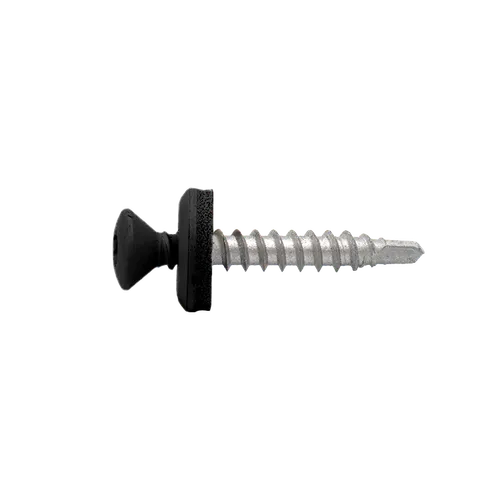 Fasadskruv låg för trä, C3 4,8x35, Svart, 250 st/frp
