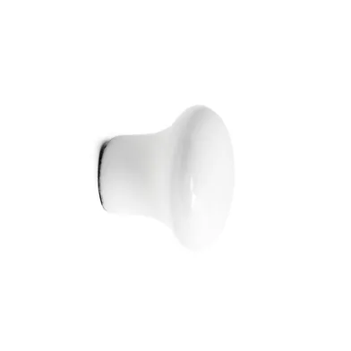 Knopp Marcus 32 mm, Vit Porslin