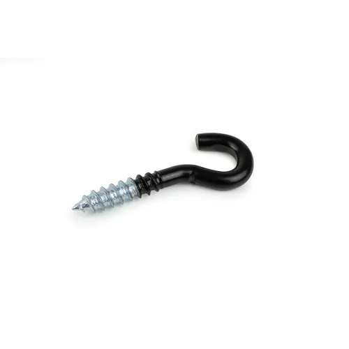 Lampkrok 50 mm, Svart, 5-pack