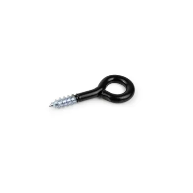 Skruvögla 1 Trä 35/20x3,3 mm, Svart, 10-pack