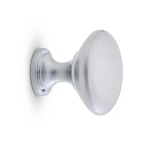 Knopp Amadeus 27,5 mm, Borstad Krom