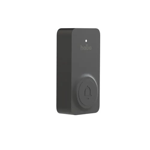 Tryckknapp till Dörrklocka, Svart