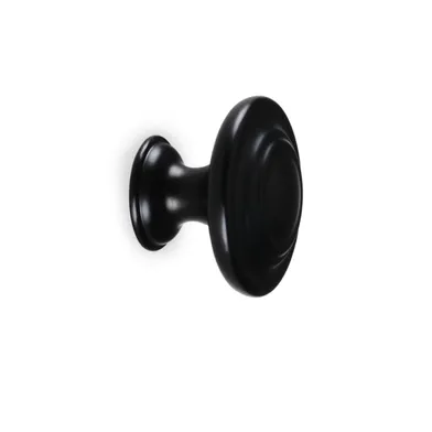 Knopp Leon 30 mm, Svart
