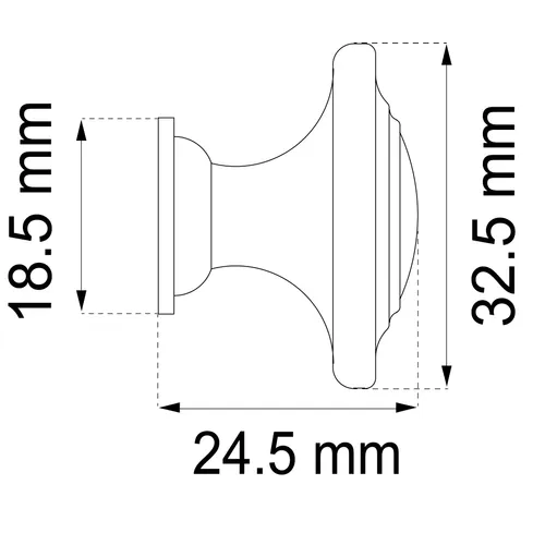 Knopp Leon 30 mm, Antik