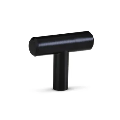 Knopp Nathan 40 mm, Svart