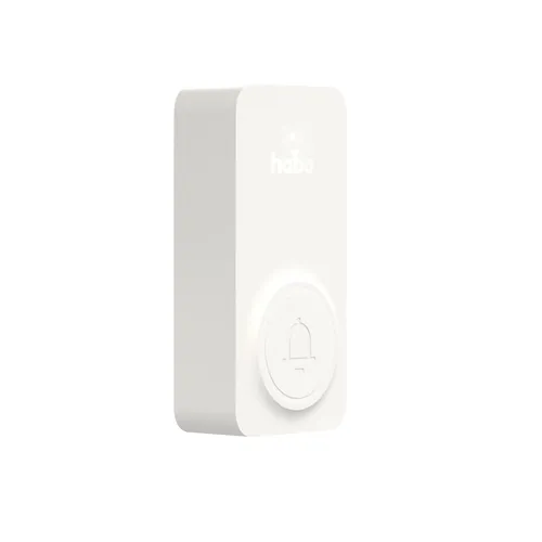 Tryckknapp till Dörrklocka, Vit