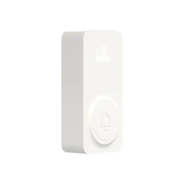 Tryckknapp till Dörrklocka, Vit