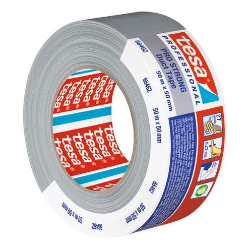 Vävtejp Pro Strong 66462, 50 mm, 50 m, Grå