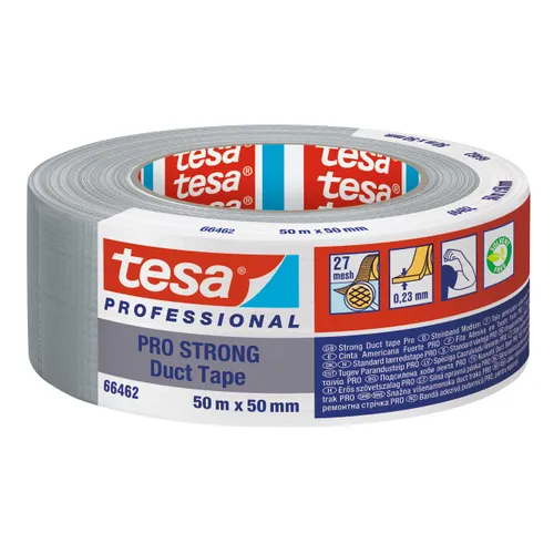 Vävtejp Pro Strong 66462, 50 mm, 50 m, Grå