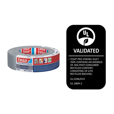 Vävtejp Pro Strong 66462, 50 mm, 50 m, Grå