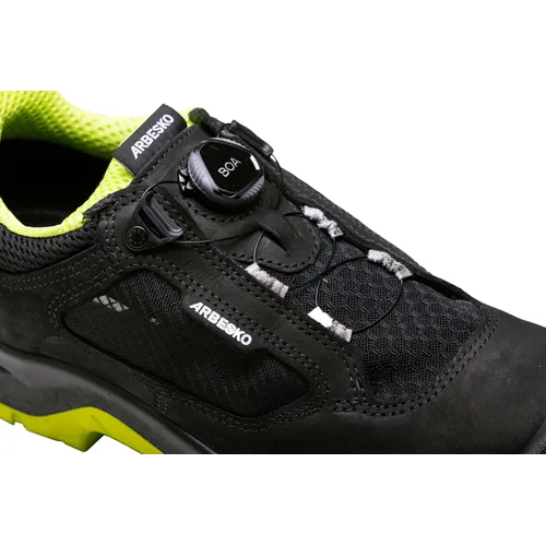 Skyddssko 935 Svart/Lime. Stl.42