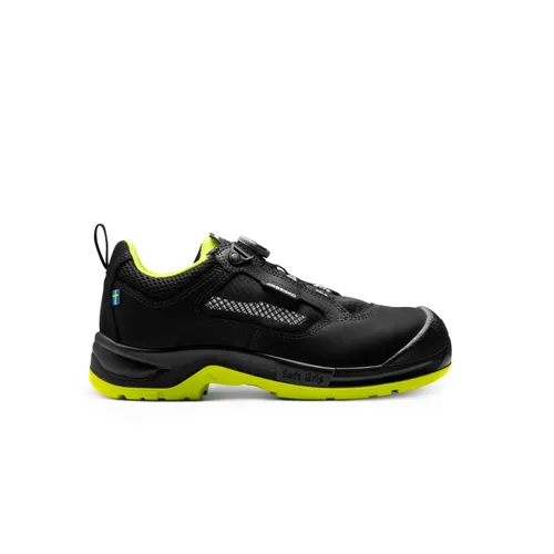 Skyddssko 935 Svart/Lime. Stl.42