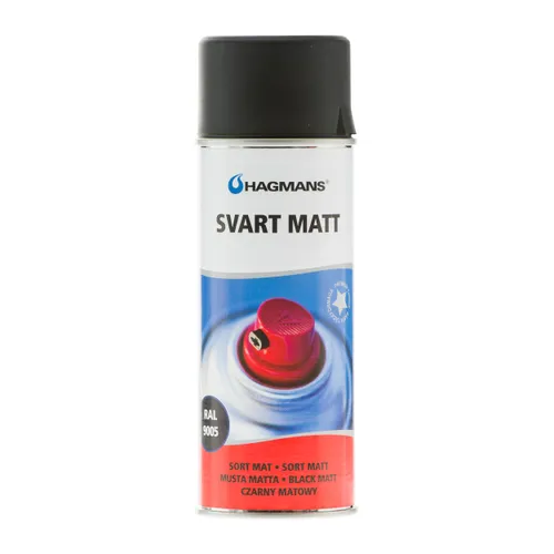 Sprayfärg 400 ml Svart, Matt
