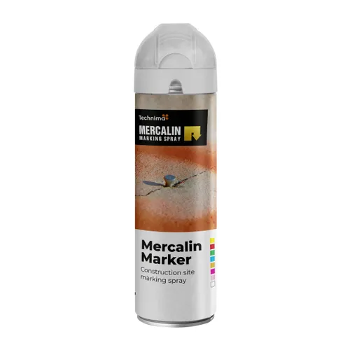 Märkspray Flourescerande Vit, 500 ml