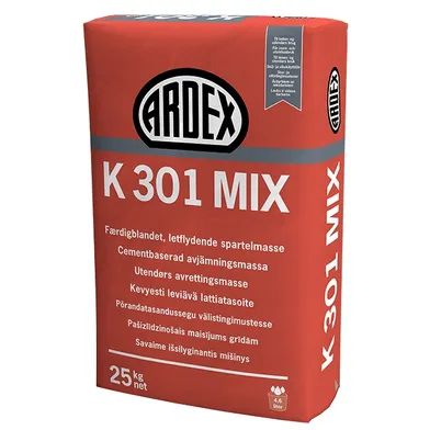 Avjämningsmassa K 301 MIX, 25 kg