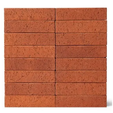 Fasadtegel 19-hål Röd spånad 250x120x62 mm