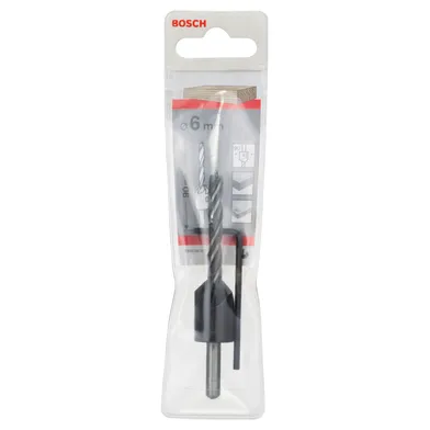 Träspiralborr med försänkare 6/16 mm