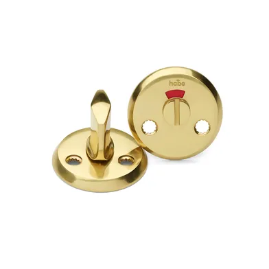 WC-Beslag A262 Zink, Polerad mässing