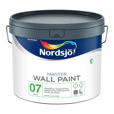 Väggfärg Master Matt 7 BW (Vit), 10 l