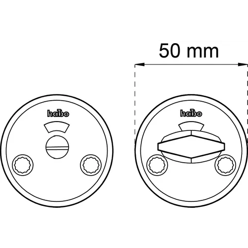 WC-Beslag A262 Zink, Svart