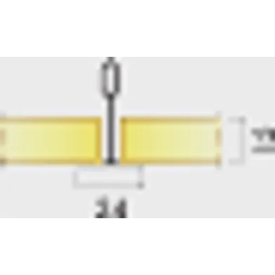 Akustiktak Gedina T24 NE 1200x600x15 mm