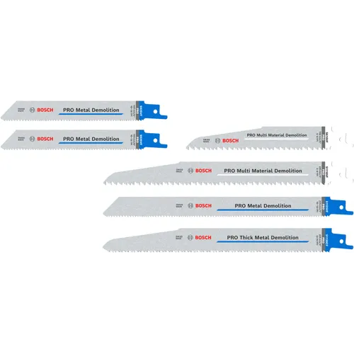 Tigersågblad set Pro Demolition, 6 delar