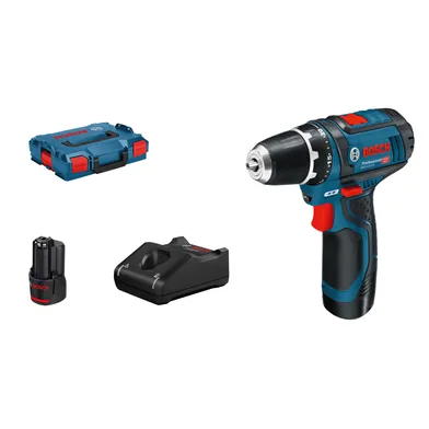 Borrskruvdragare GSR 12 V-15 2x2.0 Ah, L-BOXX