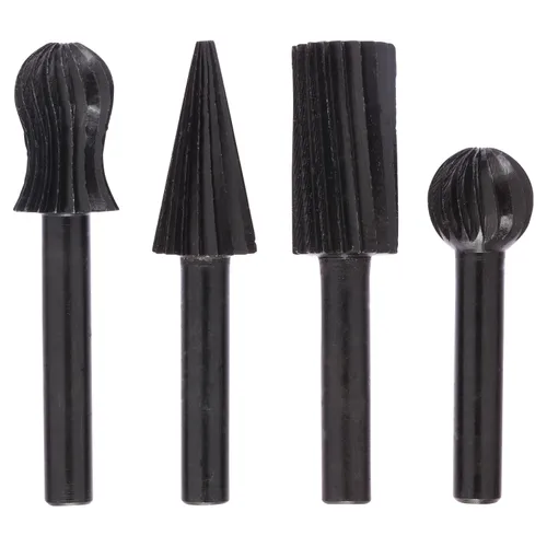 Raspsats Trä/Metall 4 delar, Ø 6 mm skaft