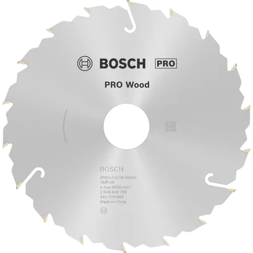 Cirkelsågklinga Speedline Trä 165/30 mm, 18T