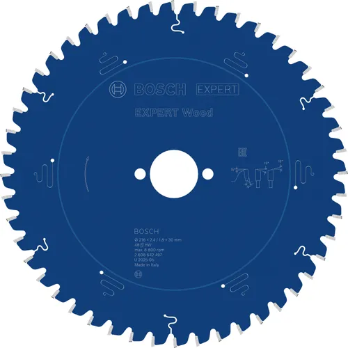 Cirkelsågklinga Expert Trä 216/30 mm, 48T