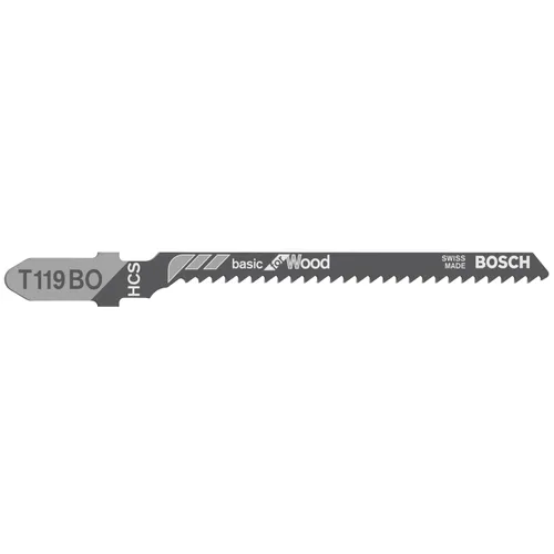 Sticksågsblad T119 BO Basic Trä 83 mm, 5-pack