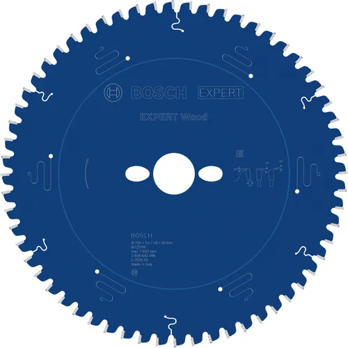 Cirkelsågklinga Expert Trä 250/30 mm, 60T