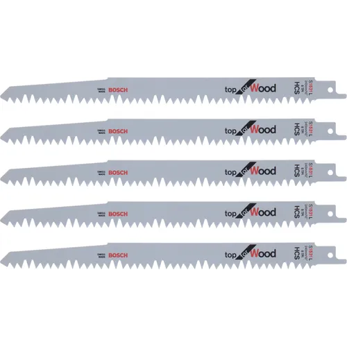 Tigersågblad S 1531 L Trä 240 mm, 5-pack