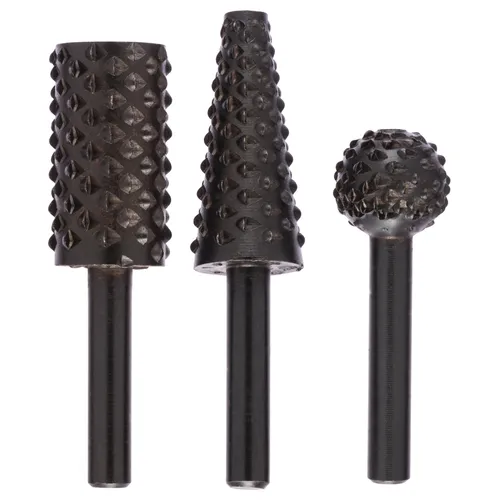 Raspsats Trä/Metall 3 delar, Ø 6 mm skaft