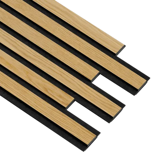 Akustikpanel Pro, Svart kärna, 16x300x2400, Svart filt, Klar