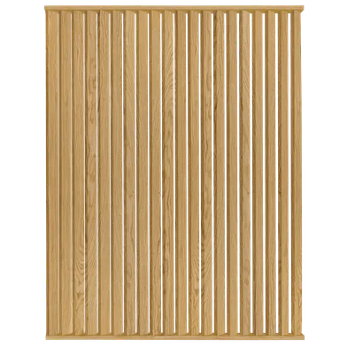 Divide Wall 45°, Klar, 20 Lameller, 31x110 mm, 2010 mm